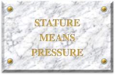 stature means pressure
